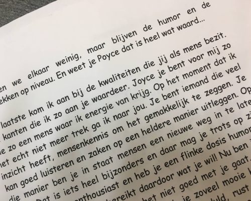 brief koppig